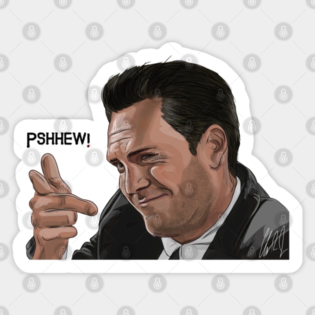 Reservoir Dogs: Shoot this POS, will ya? Sticker by 51Deesigns